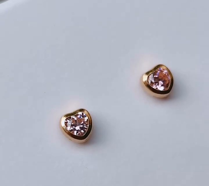 Aros de bebé en oro 18k